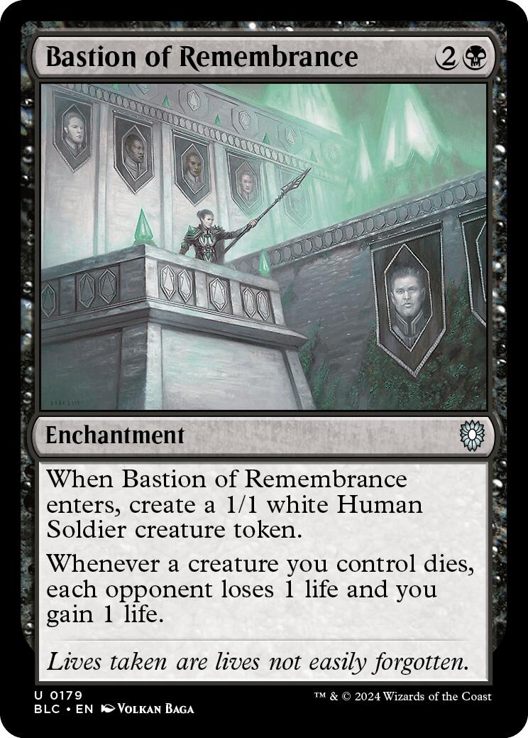 Bastion of Remembrance [Bloomburrow Commander] | Rook's Games and More