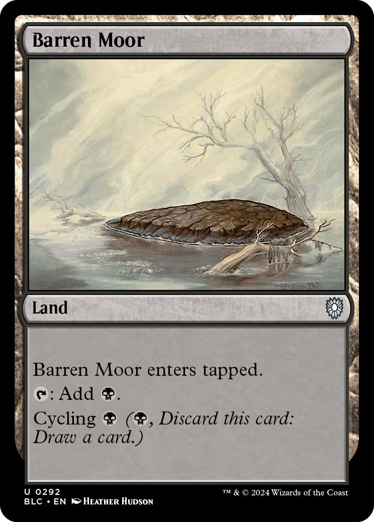 Barren Moor [Bloomburrow Commander] | Rook's Games and More