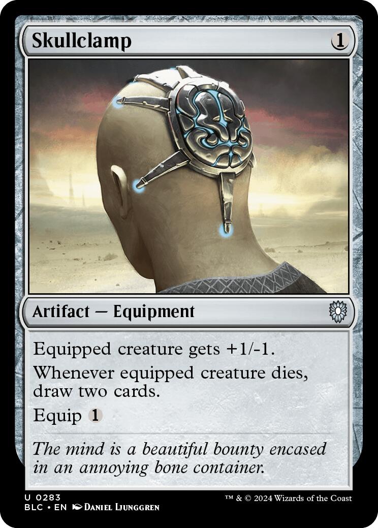 Skullclamp [Bloomburrow Commander] | Rook's Games and More