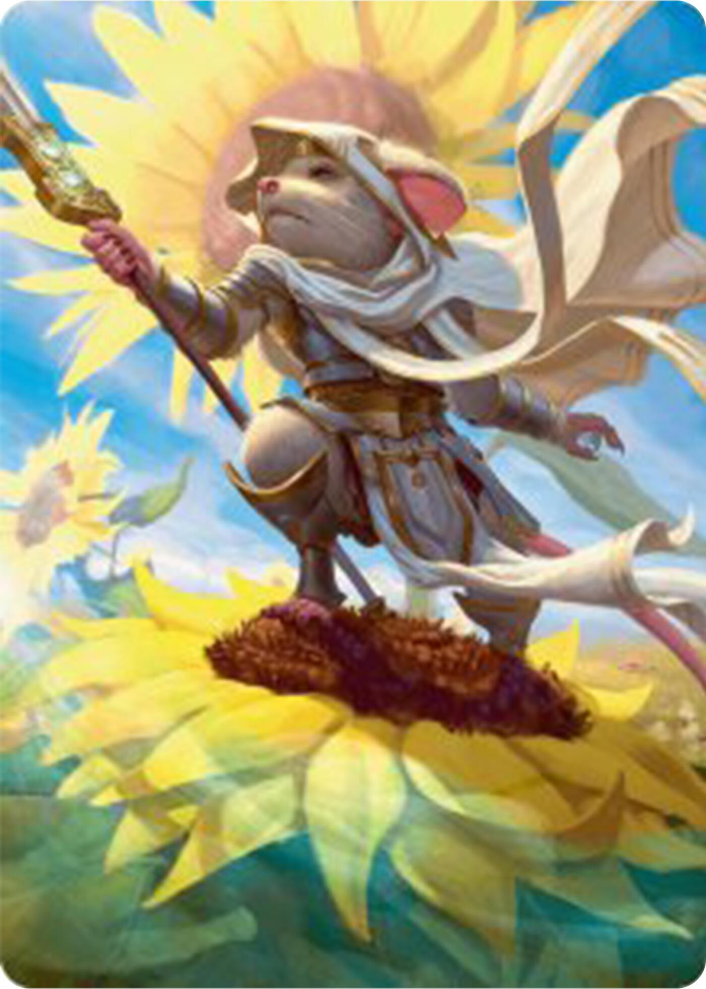 Elspeth, Sun's Champion Art Card [Bloomburrow Art Series] | Rook's Games and More