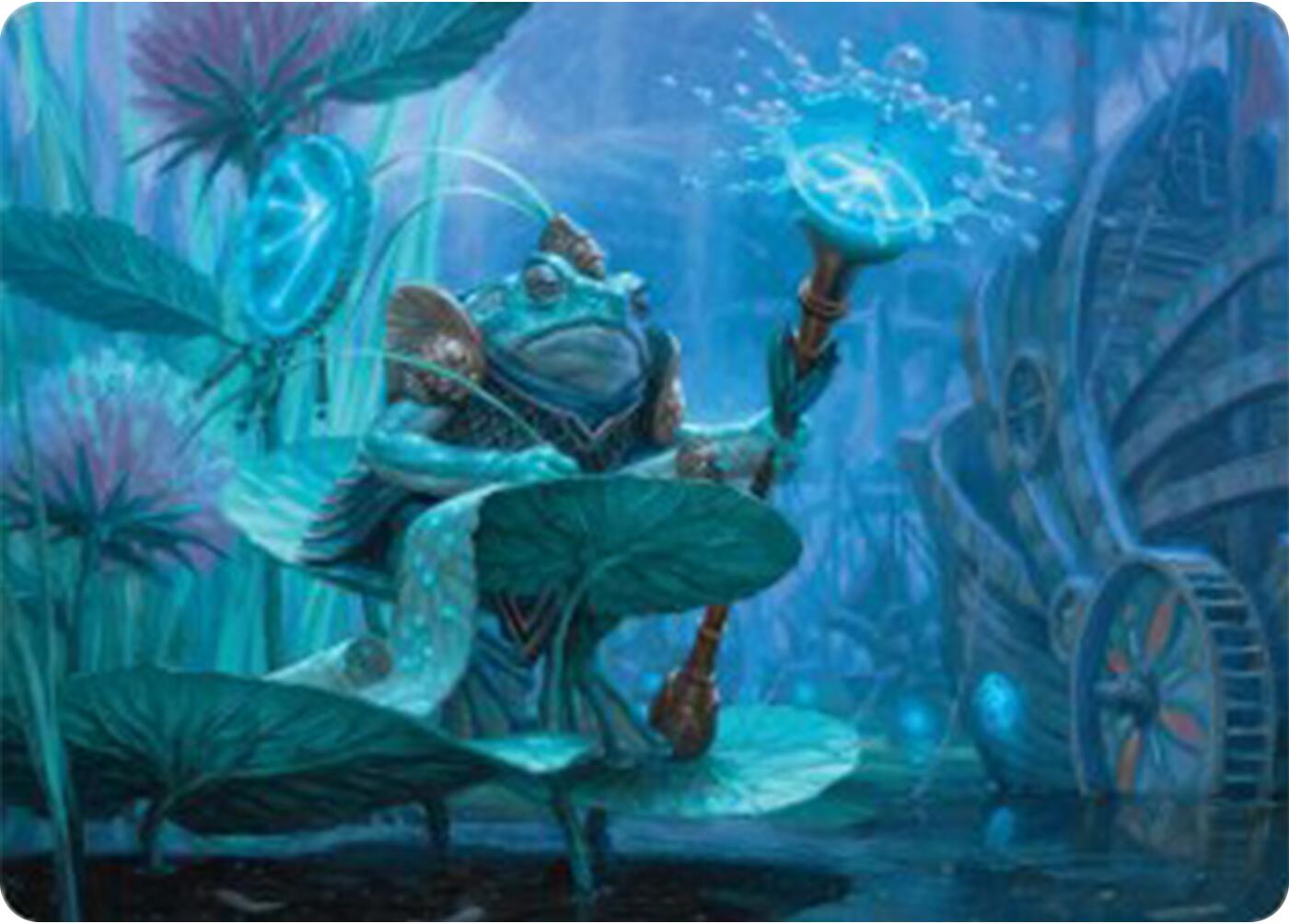 Dour Port-Mage Art Card [Bloomburrow Art Series] | Rook's Games and More