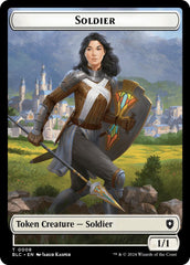 Soldier // Citizen Double-Sided Token [Bloomburrow Commander Tokens] | Rook's Games and More