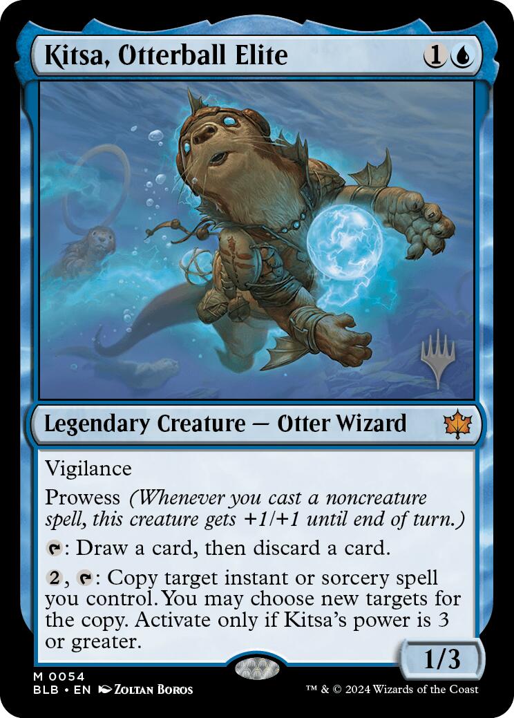 Kitsa, Otterball Elite (Promo Pack) [Bloomburrow Promos] | Rook's Games and More