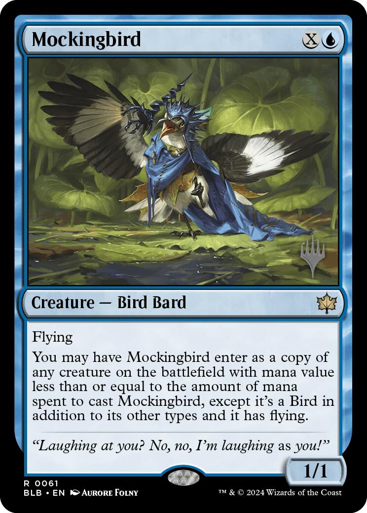 Mockingbird (Promo Pack) [Bloomburrow Promos] | Rook's Games and More