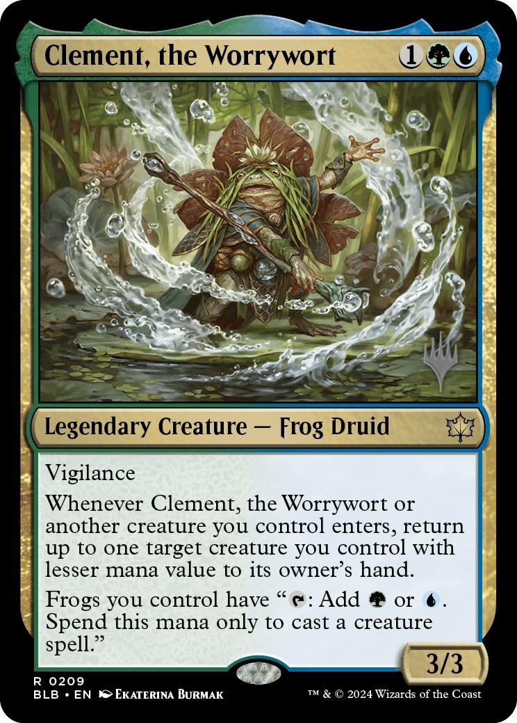 Clement, the Worrywort (Promo Pack) [Bloomburrow Promos] | Rook's Games and More