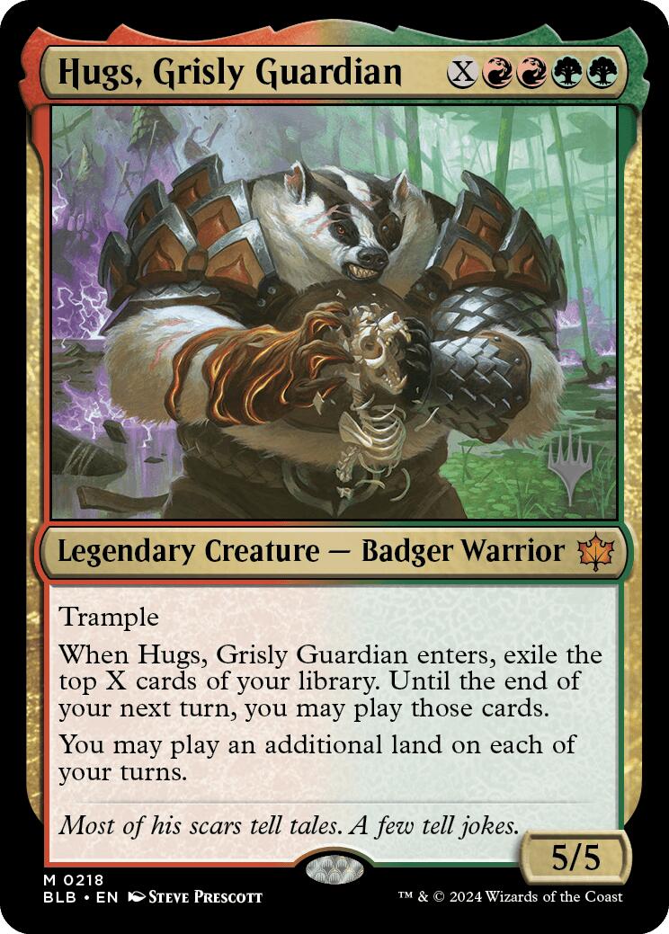 Hugs, Grisly Guardian (Promo Pack) [Bloomburrow Promos] | Rook's Games and More