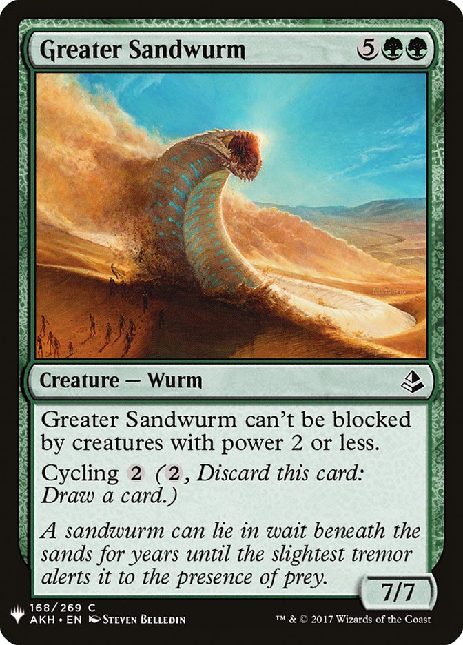 Greater Sandwurm [Mystery Booster] | Rook's Games and More