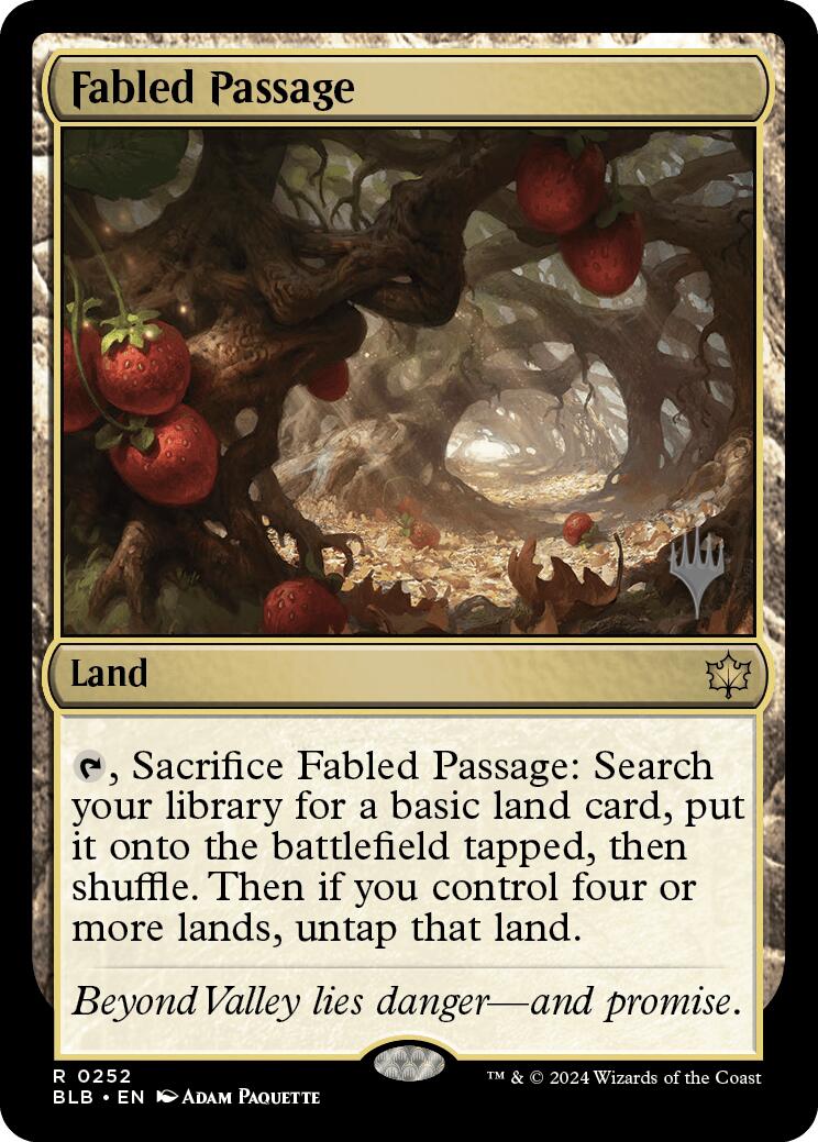 Fabled Passage (Promo Pack) [Bloomburrow Promos] | Rook's Games and More