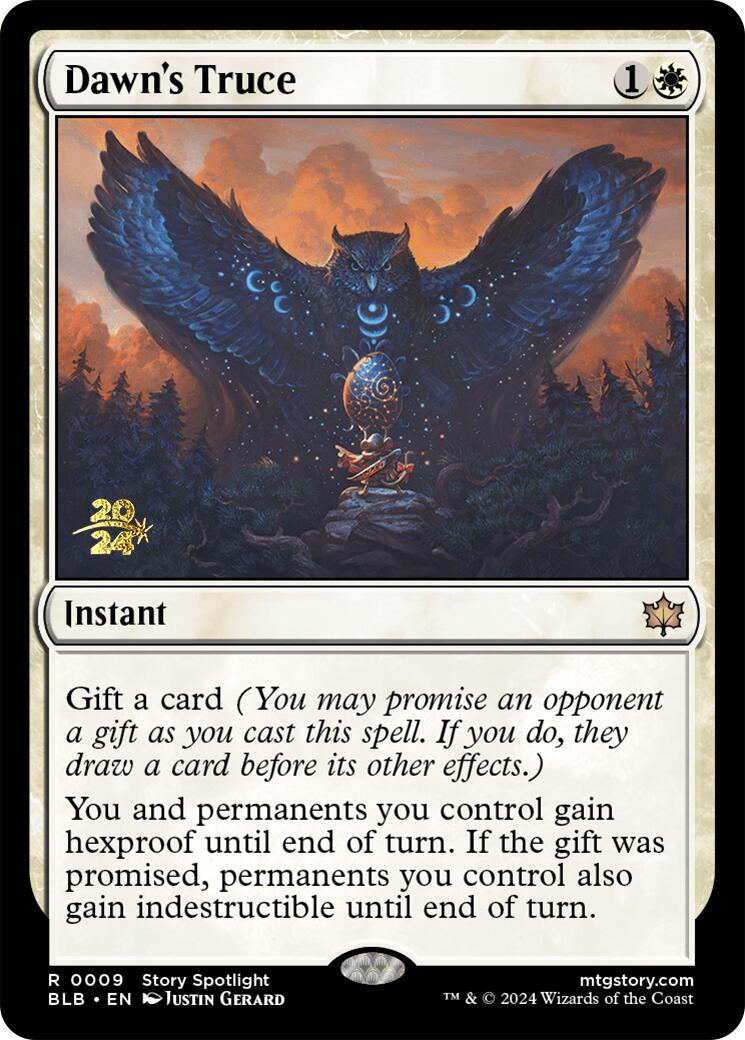 Dawn's Truce [Bloomburrow Prerelease Promos] | Rook's Games and More