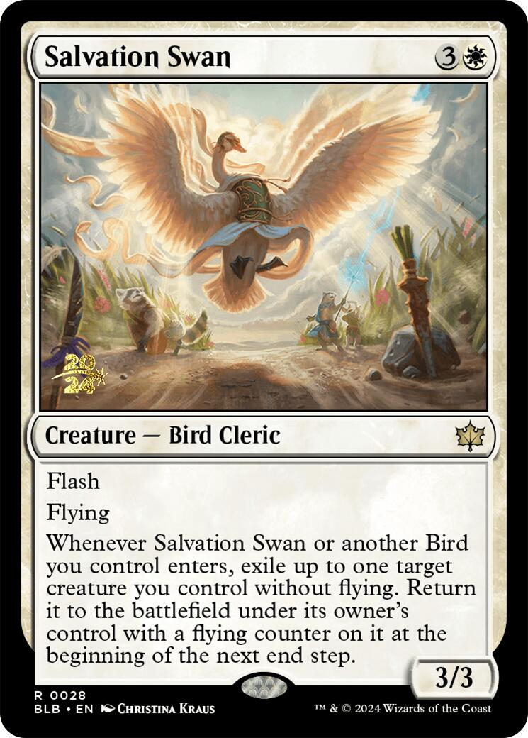 Salvation Swan [Bloomburrow Prerelease Promos] | Rook's Games and More