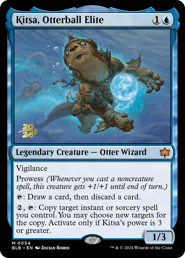 Kitsa, Otterball Elite [Bloomburrow Prerelease Promos] | Rook's Games and More