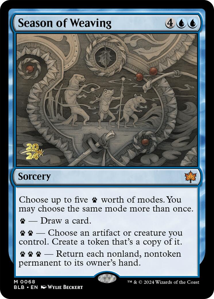 Season of Weaving [Bloomburrow Prerelease Promos] | Rook's Games and More
