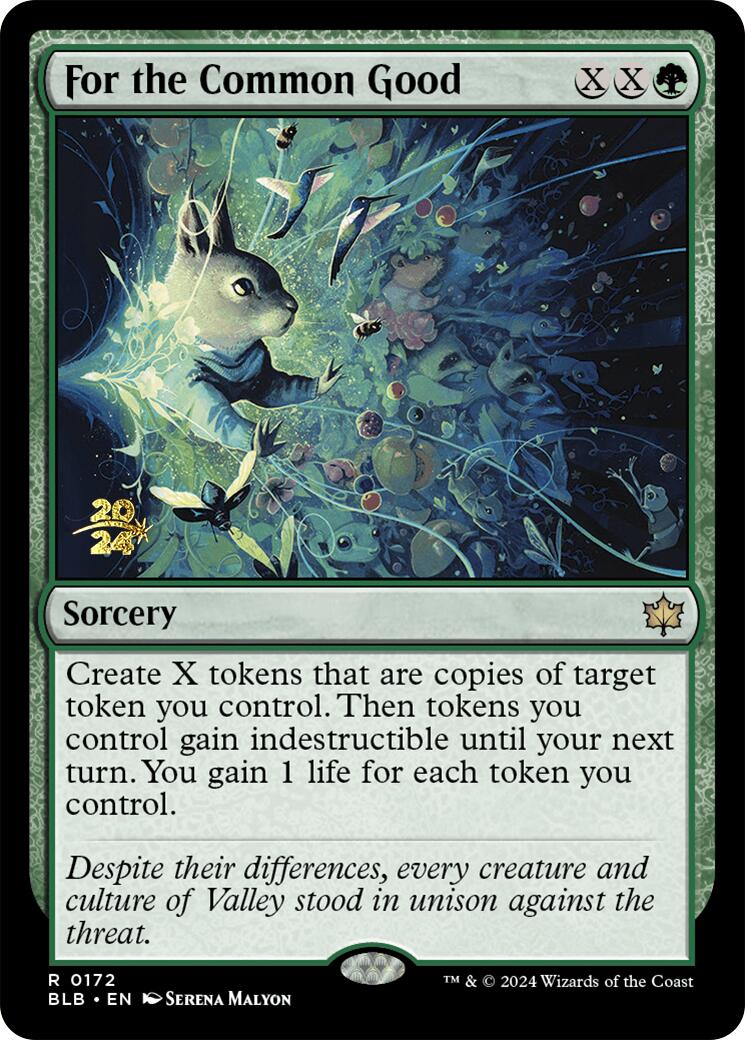 For the Common Good [Bloomburrow Prerelease Promos] | Rook's Games and More