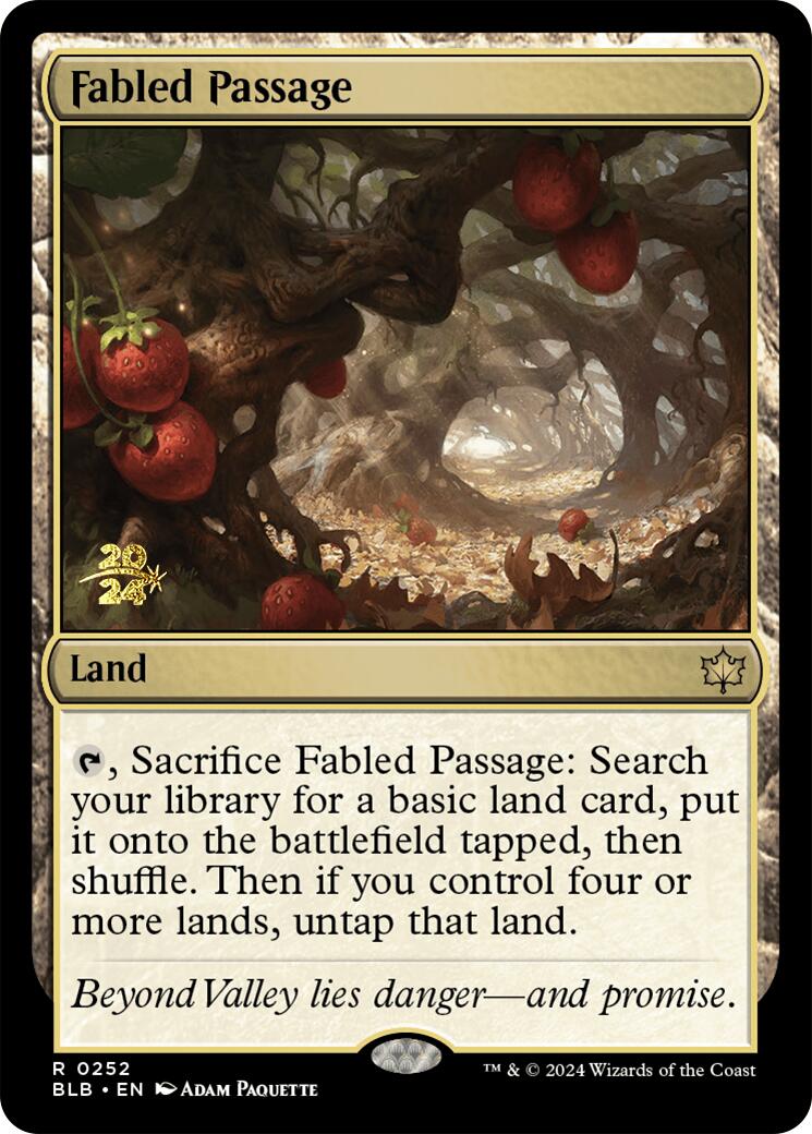 Fabled Passage [Bloomburrow Prerelease Promos] | Rook's Games and More