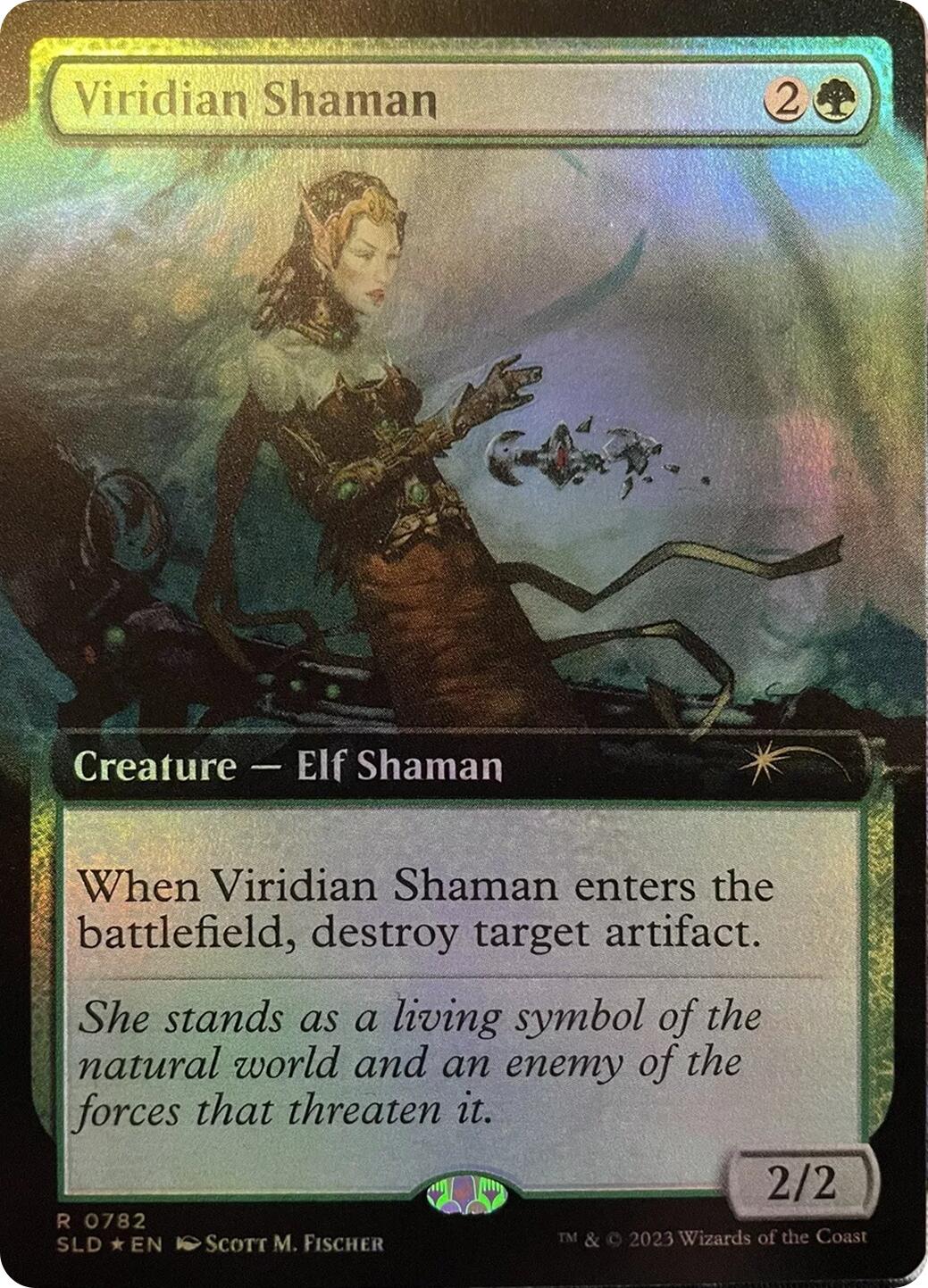 Viridian Shaman (Extended Art) [Secret Lair Drop Series] | Rook's Games and More
