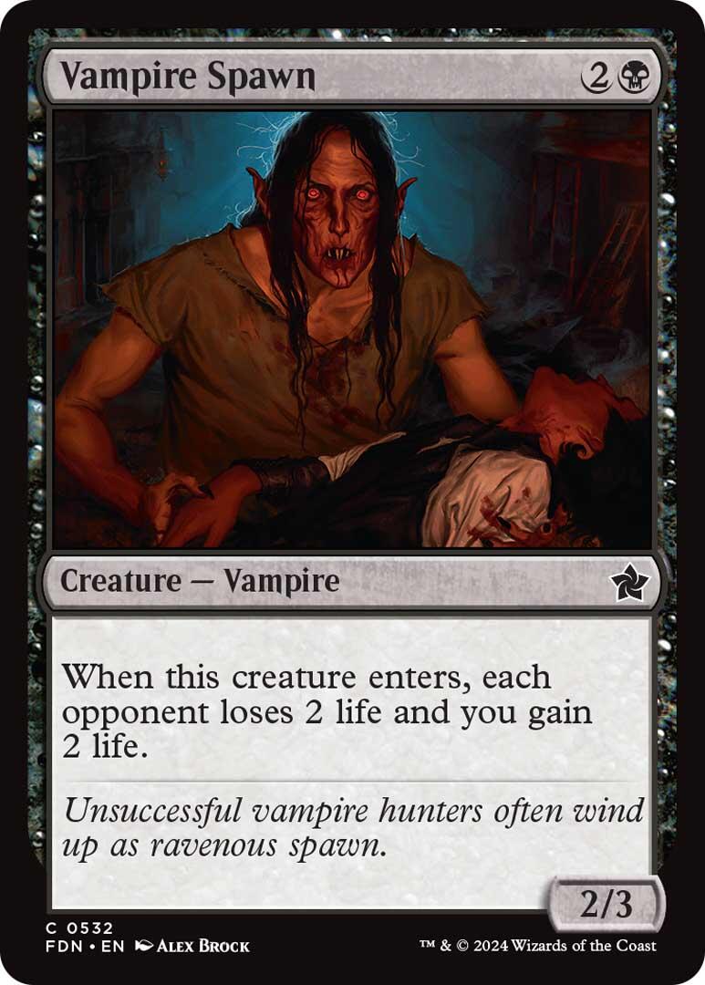 Vampires Deck Theme Card [Foundations] | Rook's Games and More