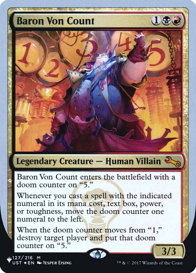 Baron Von Count (Unfinity Foil Edition) [The List] | Rook's Games and More