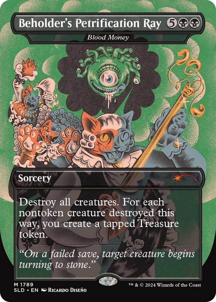 Beholder's Petrification Ray - Blood Money [Secret Lair Drop Series] | Rook's Games and More