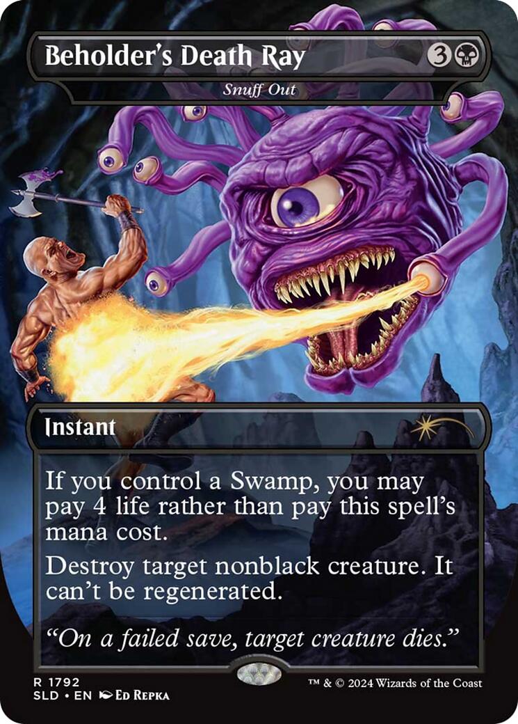 Beholder's Death Ray - Snuff Out [Secret Lair Drop Series] | Rook's Games and More