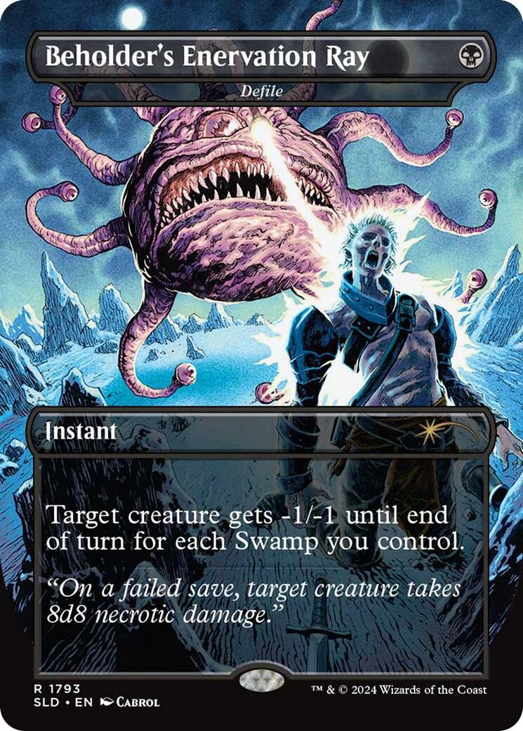 Beholder's Enervation Ray - Defile [Secret Lair Drop Series] | Rook's Games and More