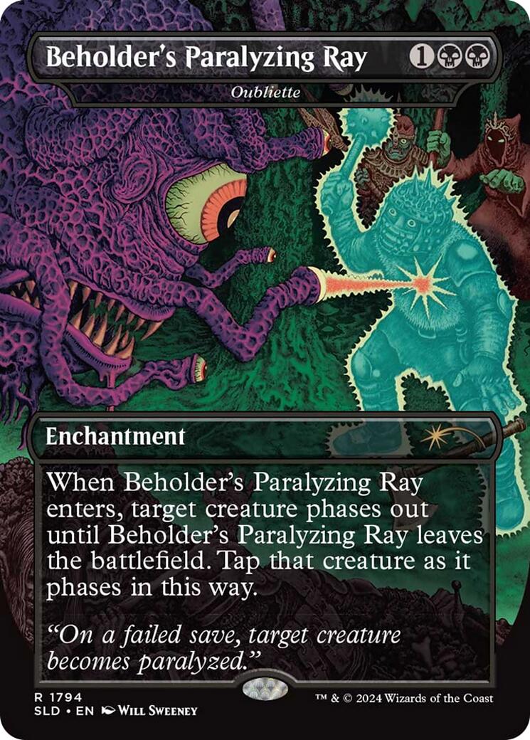 Beholder's Paralyzing Ray - Oubliette [Secret Lair Drop Series] | Rook's Games and More