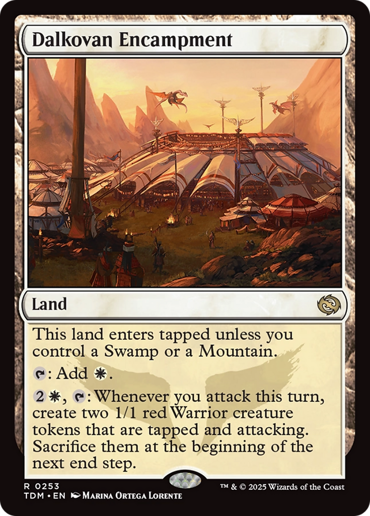 Dalkovan Encampment [Tarkir: Dragonstorm] | Rook's Games and More