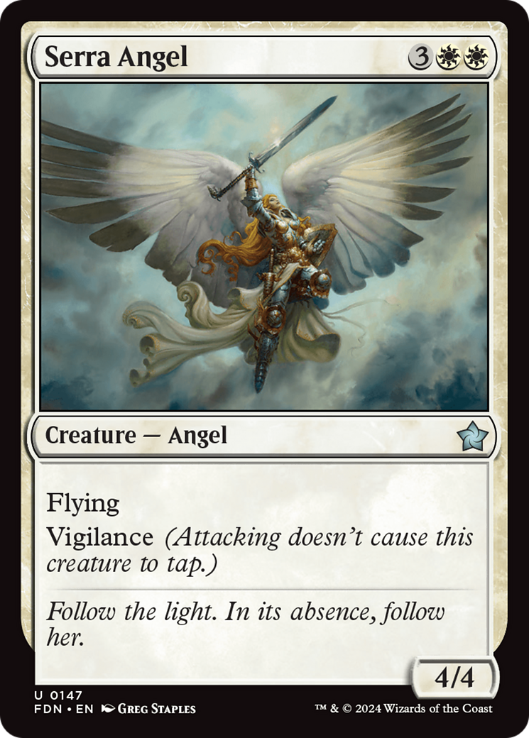 Serra Angel [Foundations] | Rook's Games and More