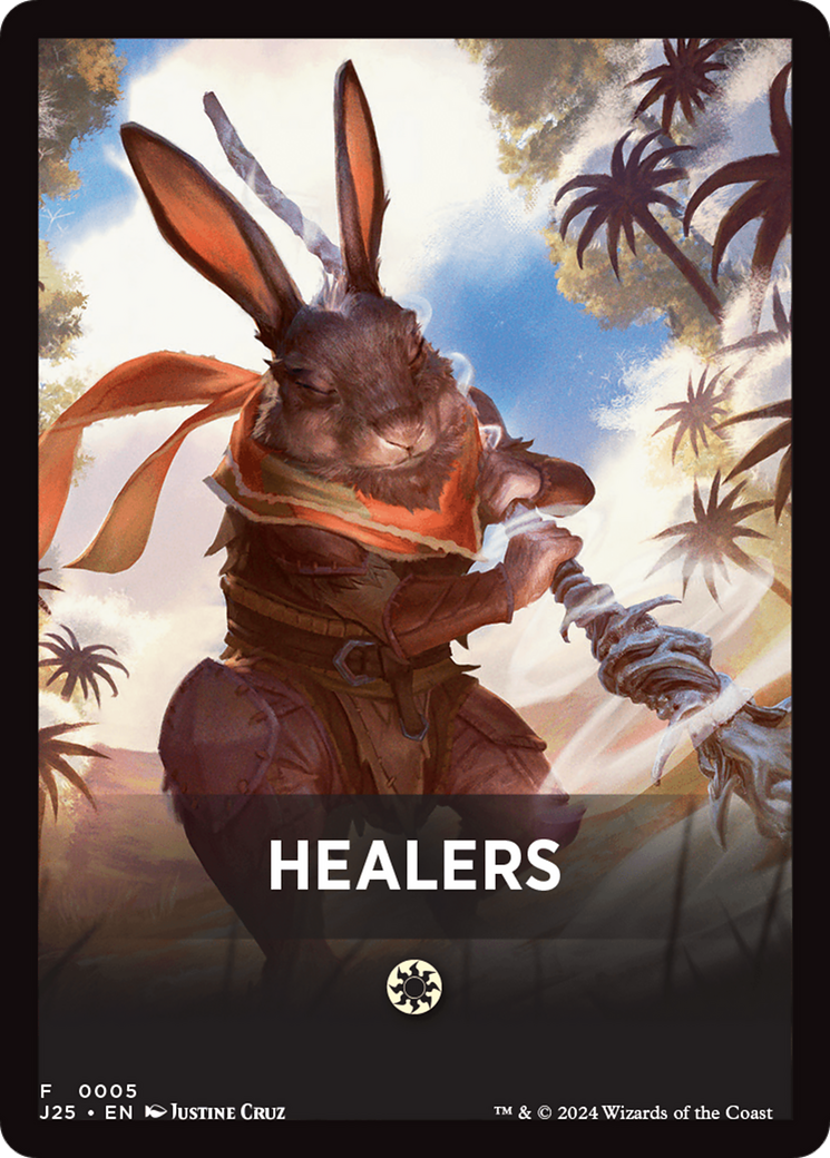 Healers Theme Card [Foundations Jumpstart Front Cards] | Rook's Games and More