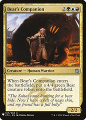 Bear's Companion [Mystery Booster] | Rook's Games and More