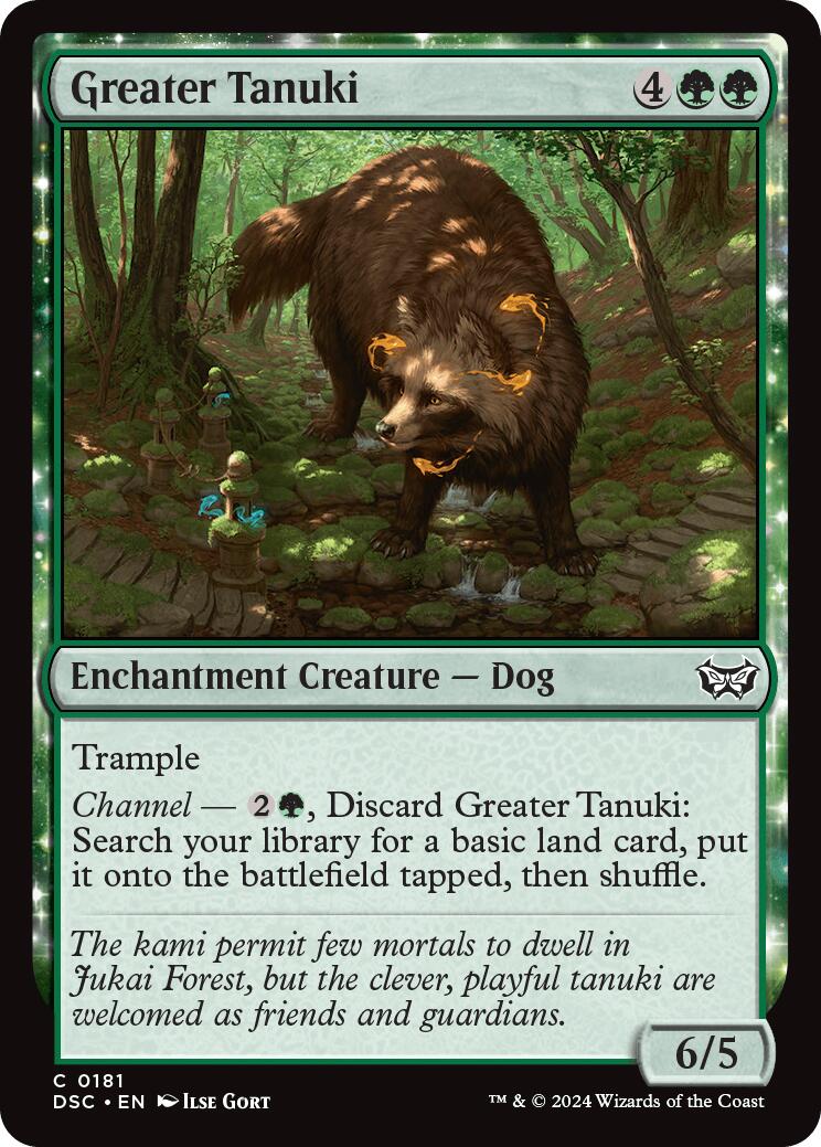 Greater Tanuki [Duskmourn: House of Horror Commander] | Rook's Games and More