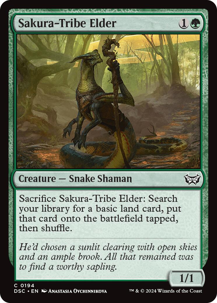 Sakura-Tribe Elder [Duskmourn: House of Horror Commander] | Rook's Games and More