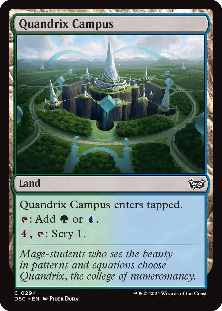 Quandrix Campus [Duskmourn: House of Horror Commander] | Rook's Games and More
