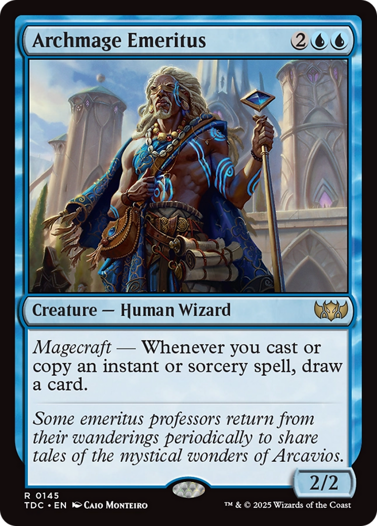 Archmage Emeritus [Tarkir: Dragonstorm Commander] | Rook's Games and More