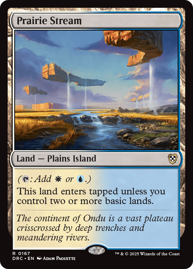 Prairie Stream [Aetherdrift Commander] | Rook's Games and More