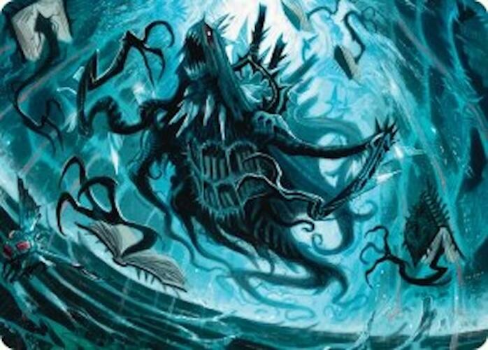 Overlord of the Floodpits Art Card [Duskmourn: House of Horror Art Series] | Rook's Games and More