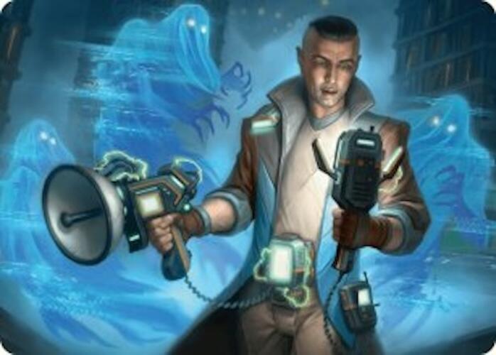 Paranormal Analyst Art Card [Duskmourn: House of Horror Art Series] | Rook's Games and More