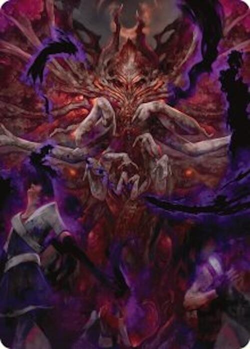 Damnation Art Card [Duskmourn: House of Horror Art Series] | Rook's Games and More