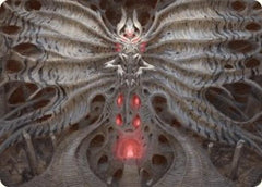Valgavoth, Terror Eater Art Card [Duskmourn: House of Horror Art Series]