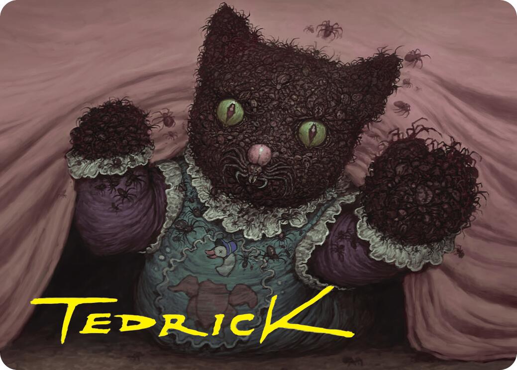 Twitching Doll Art Card (Gold-Stamped Signature) [Duskmourn: House of Horror Art Series] | Rook's Games and More