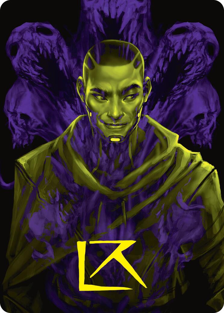Kaito, Bane of Nightmares Art Card (Gold-Stamped Signature) [Duskmourn: House of Horror Art Series] | Rook's Games and More