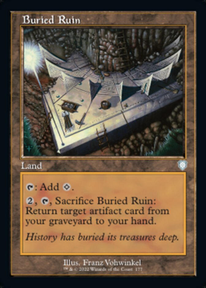 Buried Ruin (Retro) [The Brothers' War Commander] | Rook's Games and More