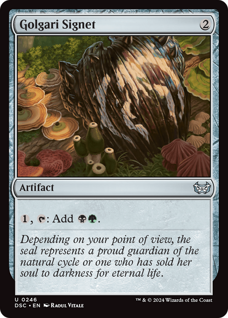 Golgari Signet [Duskmourn: House of Horror Commander] | Rook's Games and More