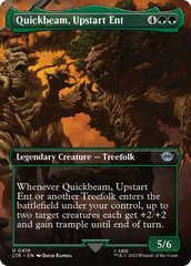 Quickbeam, Upstart Ent (Borderless Alternate Art) [The Lord of the Rings: Tales of Middle-Earth] | Rook's Games and More