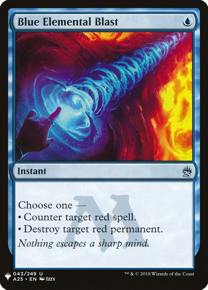 Blue Elemental Blast [Mystery Booster] | Rook's Games and More