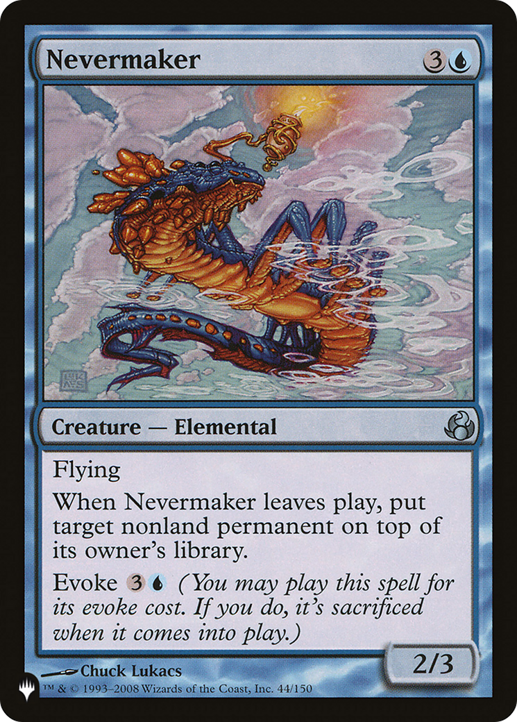 Nevermaker [The List] | Rook's Games and More