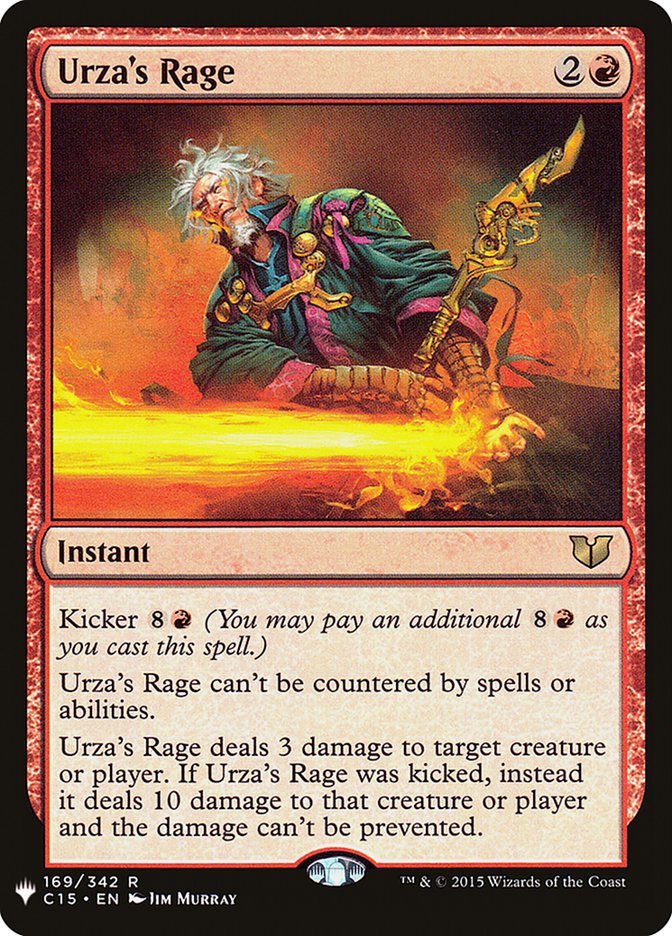 Urza's Rage [The List] | Rook's Games and More