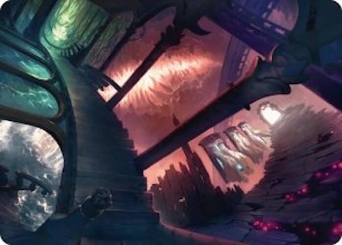 Terramorphic Expanse Art Card [Duskmourn: House of Horror Art Series] | Rook's Games and More
