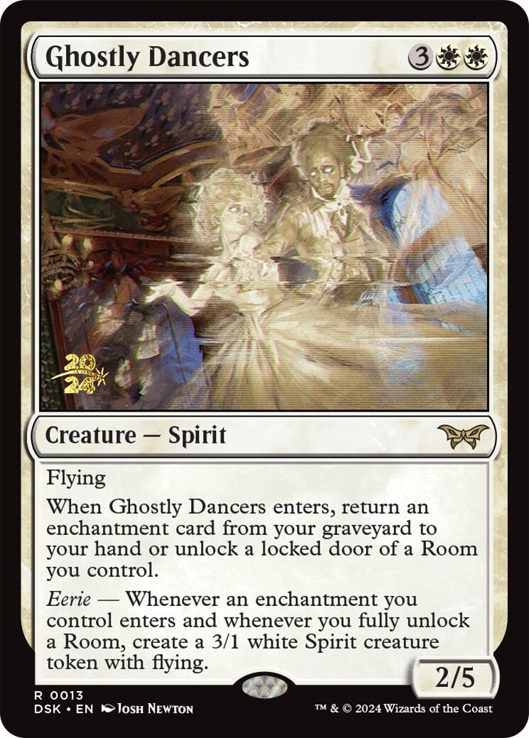 Ghostly Dancers [Duskmourn: House of Horror Prerelease Promos] | Rook's Games and More