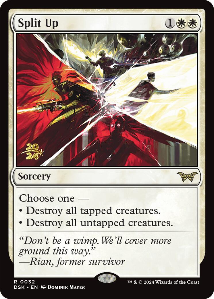 Split Up [Duskmourn: House of Horror Prerelease Promos] | Rook's Games and More