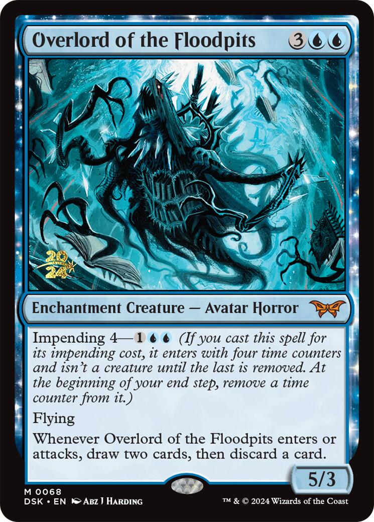 Overlord of the Floodpits [Duskmourn: House of Horror Prerelease Promos] | Rook's Games and More